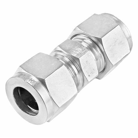1/2" Compression Coupler, Stainless Steel