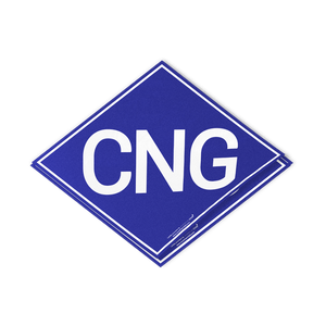 Light Duty Reflective CNG Decal - American CNG