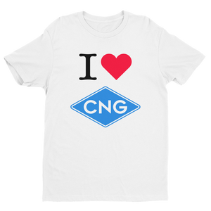 I Love CNG - Short Sleeve T-shirt - American CNG
