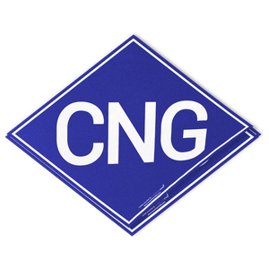 Heavy Duty Reflective CNG Decal - American CNG