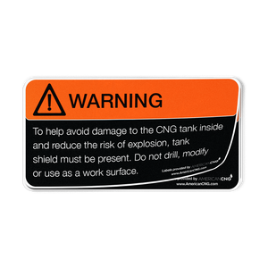 Cargo Tank Cover Decal - American CNG